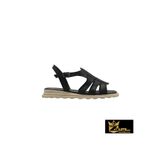 Zaim Kundura Kadın Siyah Hakiki Deri Sandalet 505329012-1 Siyah-37