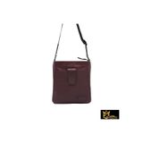 Zaim Kundura Unisex Bordo Hakiki Deri Postacı Çantası 792300721-1 Bordo-Tek Ebat