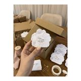ZaiStudio Kişiye Özel Çiçek Figürlü,Kurdeleli, İnci Detaylı Nikah Kına Düğün Şekerlemeli Hediyelik I 20 Adet