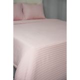 Zalkaya Pamuk Saten Çift Kişilik Nevresim Takımı - 240 x 250 cm - Pudra