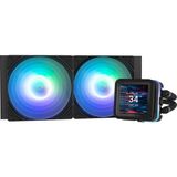 Zalman Alpha2 Ds A24 Siyah 71 Cfm 1800RPM 2*12CM Argb Fan Amd Am5/ıntel LGA1700 240MM Sıvı Soğutmalı Cpu Fan