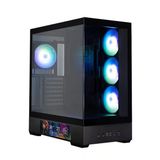 Zalman P40 Ds Black Atx Mıd Tower Sıyah Kasa 2 x USB 3.0, 1 x USB Type-C,1 x Mikrofon, 1 x Kulaklık, 4x 120MM Argb Fan