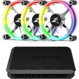 ZALMAN ZM-LF120A3 Premium Çift Taraflı Halka Adreslenebilir 3x 120mm ARGB LED Fan - Renkli