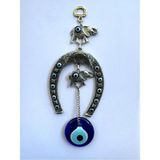 Zamak Döküm Metal Nal ve Fil Figür Duvar Kapı Süsü ve Aksesuar - 24 x 10