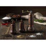 Zamak Metal Bakır Renk 3 Lü Set Karabiber,kahve,çörek Otu El Değirmeni Öğütücü Grinder Bakır