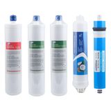 Zamanyolu Su Arıtma Cihazları İle Tam Uyumlu 12 Inch Su Arıtma Cihazı Inline Filtre Seti - 5' Li Set