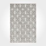 Zambak Grisi Geometrik Modern Geometrik Etnik Desenli Boho Makinada Yıkanabilir Hafif Hav Toz Vermez Leke Tutmaz Kaymaz Taban Dijital Makine Baskı Halı Oturma Odası Salon Yolluk Koridor Mutfak Halısı