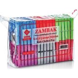 Zambak Kale Çamaşır Mandal Paket 144 Adet Renkli Plastik Mandal Güçlü Tutma Özelliği
