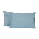 Zambak Tekstil 50 x 120 cm Yastık Kılıfı 2 Adet %100 Pamuklu - Mavi