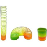 Zamerya Rainbow Gökkuşağı Stres Yayı - Kutulu Küçük Boy Plastik Slinky Oyuncak ALK4004