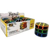 Zamerya Silindir Zeka Küpü - Karbon Fiber Görünümlü Eğri Yüzeyli Akıl Oyunu ALK4013
