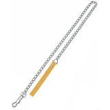 Zampa 3 mm x 120 cm Yumuşak Dokulu Sarı Köpek Gezdirme Zinciri