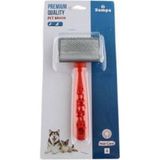 Zampa Çiçopet Zampa Boncuk Uçlu Kedi ve Köpek Fırçası Small 14X6CM