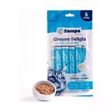 Zampa Creamy Delight Tavuklu & Morina Balıklı Kedi Krema Ödül Maması - 16 gr x 5
