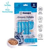 Zampa Creamy Delight Tavuklu ve Morina Balıklı Kedi Krema Ödül Maması 16 Gr x 5 Adet