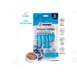 Zampa Creamy Delight Tavuklu ve Morina Balıklı Kedi Krema Ödül Maması 16 Gr x 5 Adet