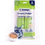 Zampa Creamy Delight Ton Balıklı & Deniz Taraklı Kedi Krema Ödül Maması - 16G x 5 - Diğer