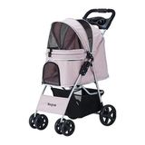 Zampa Favorite Kedi Köpek Arabası Pembe SP02PP 46X78X99 cm