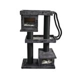 Zampa Pawrise Tırmalama Tahtalı 77x45x128 cm Kedi Evi
