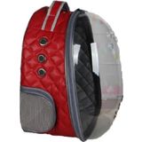 Zampa Pelle Astronot Deri Kırmızı 28x33x41 cm Taşıma Çantası