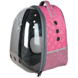 Zampa Pelle Astronot Deri Pembe 28x33x41 cm Taşıma Çantası