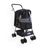 Zampa SP02XK-B 42x69x88 cm Siyah Showtime Kedi ve Köpek Arabası