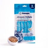 Zampa Tavuklu ve Morina Balıklı 5x16 gr Krema Kedi Ödül Maması