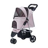 Zampa Triboro 45x80x90 cm Pembe Kedi Arabası