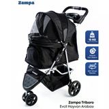 Zampa TriBoro Kedi & Köpek Arabası Siyah