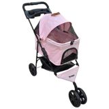 Zampa Venüs Pembe 50x80x90 cm Kedi ve Köpek Arabası