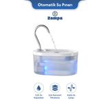 Zampa Zampa Kedi Ve Köpekler İçin Oval Otomatik Su Pınarı 3.2 Litre