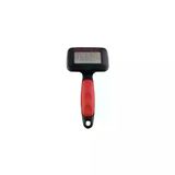 ZAMPA Zampa Slikon Top Başlıklı Kedi/Köpek Tarak S 14x7cm, Kırmızı