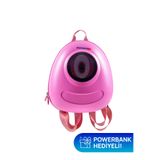 Zampago Big Eye Led Işıklı Çocuk Sırt Çantası -, 10.000 mAh Powerbank Hediyeli