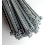 Zana Auto 3.6 x 370 Kablo Bağı Plastik Cırt Kelepçe Gri 1000 Adet (10 Paket)