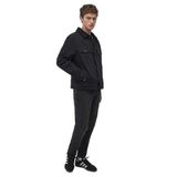 Zander Classic Denim Antrasit Suni Kürklü Jean Ceket 0111214-89117 Siyah-89117 XL