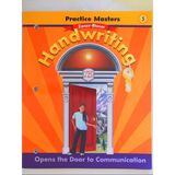 Zaner-Bloser Handwriting 2003 : Grade 5, Practice Masters