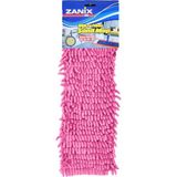 Zanix Mikrofiber Nemli Makarna Şönil Mop Paspas Yedeği Pembe 50 cm