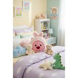 Zanmang Loopy Lisanslı Tavşan Kostümlü Dekoratif Peluş Yastık 40 cm