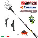 Zanon Karbonium Evo Teleskopik 33V Zeytin Silkme Hasat Makinesi