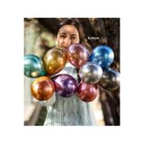 Zanzibar Kalisan Krom Balon Karışık Renk 5 adet 5 inç Minik Balon