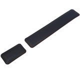 zaoalife Bilek Dayanağı, Deri PU Klavye Bilek Dayanağı, PC için Rahat Klavye Mouse Pad, Ev Ofis için Bilgisayar Aksesuarları, Siyah ve Kırmızı