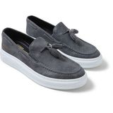 Zapatos CH127 Loafer-X Erkek Günlük Bağcıksız Corcik Cilt Klasik Ayakkabı Cbt - Antrasit