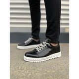 Zapatos JY152 Cool Bağcıklı Rugan Erkek Günlük Spor Klasik Ayakkabı Rbt - Siyah - 001-Siyah