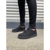 Zapatos JY152 Cool Bağcıklı Süet Erkek Günlük Spor Klasik Ayakkabı Sst - Siyah - 001-Siyah