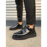 Zapatos JYX03 Luxor Bağcıklı Rugan Erkek Günlük Spor Klasik Ayakkabı Rst - Siyah - 001-Siyah