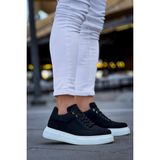 Zapatos KB-X20 Erkek Günlük Bağcıklı Süet Spor Sneaker Ayakkabı Sbt - Siyah - (Kenya)Black-TrueWhite
