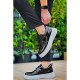 Zapatos Kb-X3 Erkek Günlük Bağcıklı Rugan Klasik Ayakkabı Rbt - Siyah - 001-Siyah