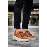 Zapatos KB-X502 Erkek Günlük Bağcıklı Süet Spor Sneaker Ayakkabı Skt - Taba - 01-Kahverengi