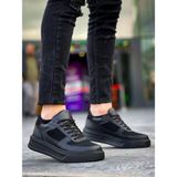 Zapatos Kb-X8 Erkek Günlük Bağcıklı Cilt Süet Spor Sneaker Ayakkabı Csst - Siyah - 001-Siyah