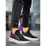 Zapatos KB046 Erkek Günlük Bağcıklı Süet Paraşüt Kumaş Spor Sneaker Ayakkabı Spkbt - Siyah - 001-Siyah